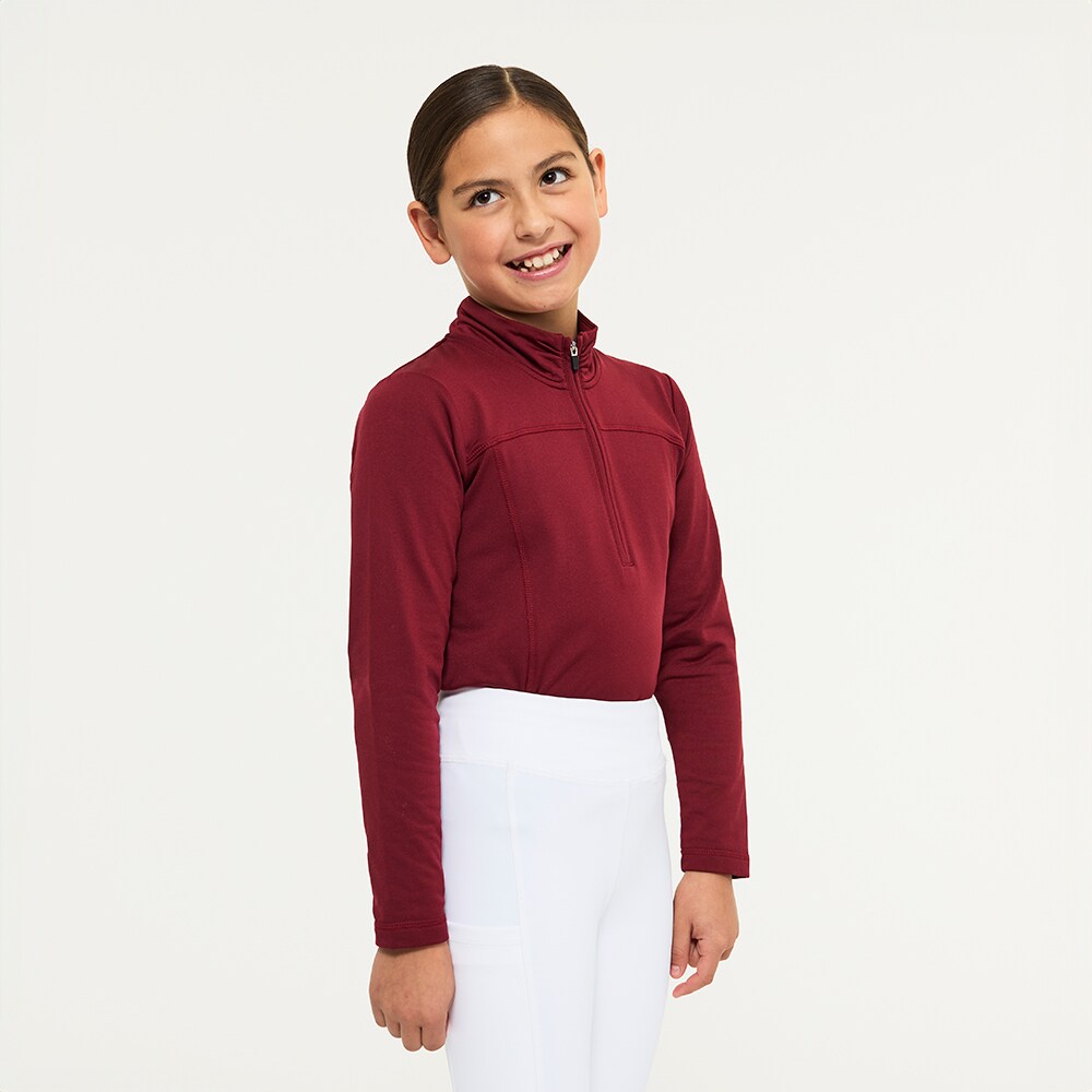 Tekninen toppi Juniori Ella half zip CRW®