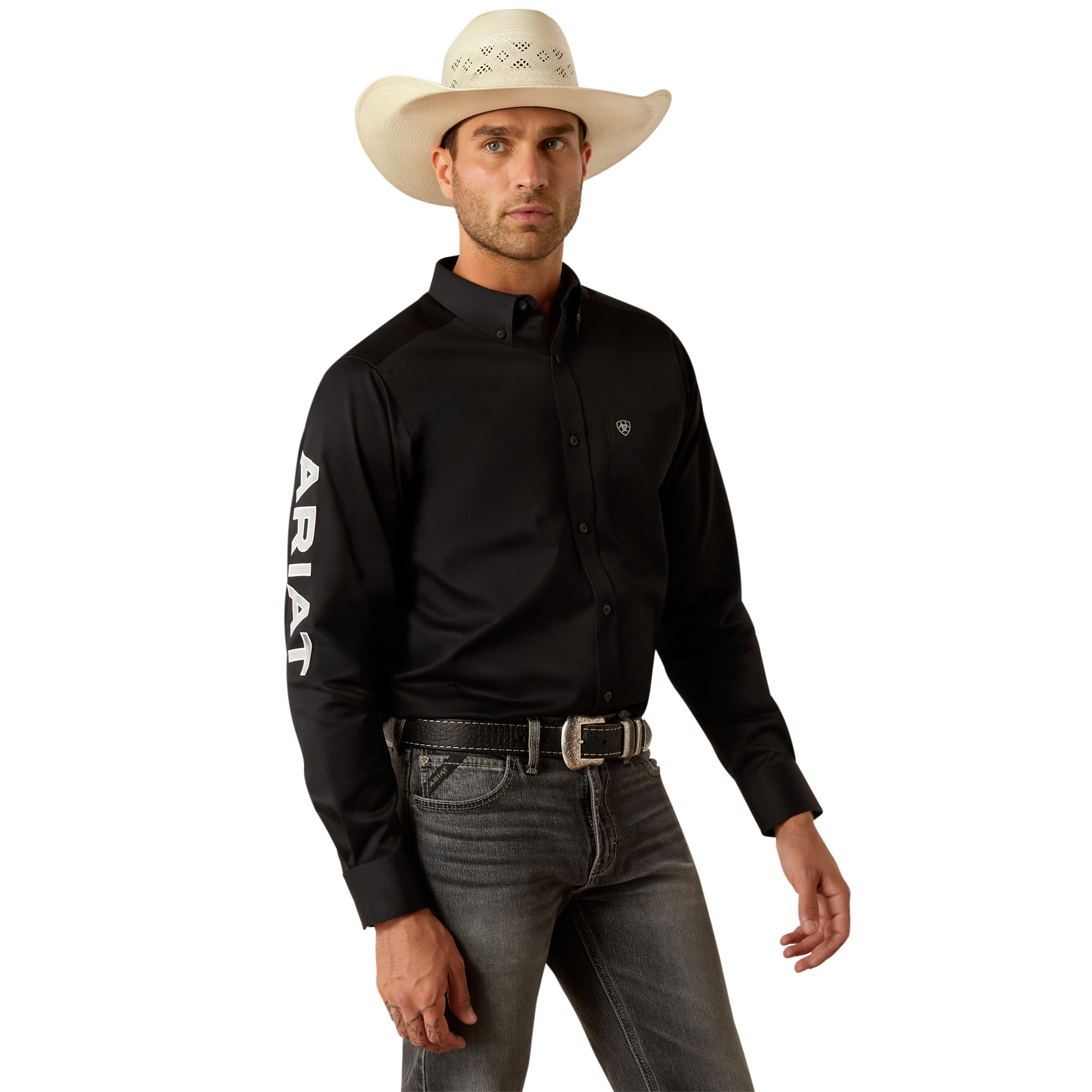 Paita  Mns Team Logo Twill Fitted ARIAT®